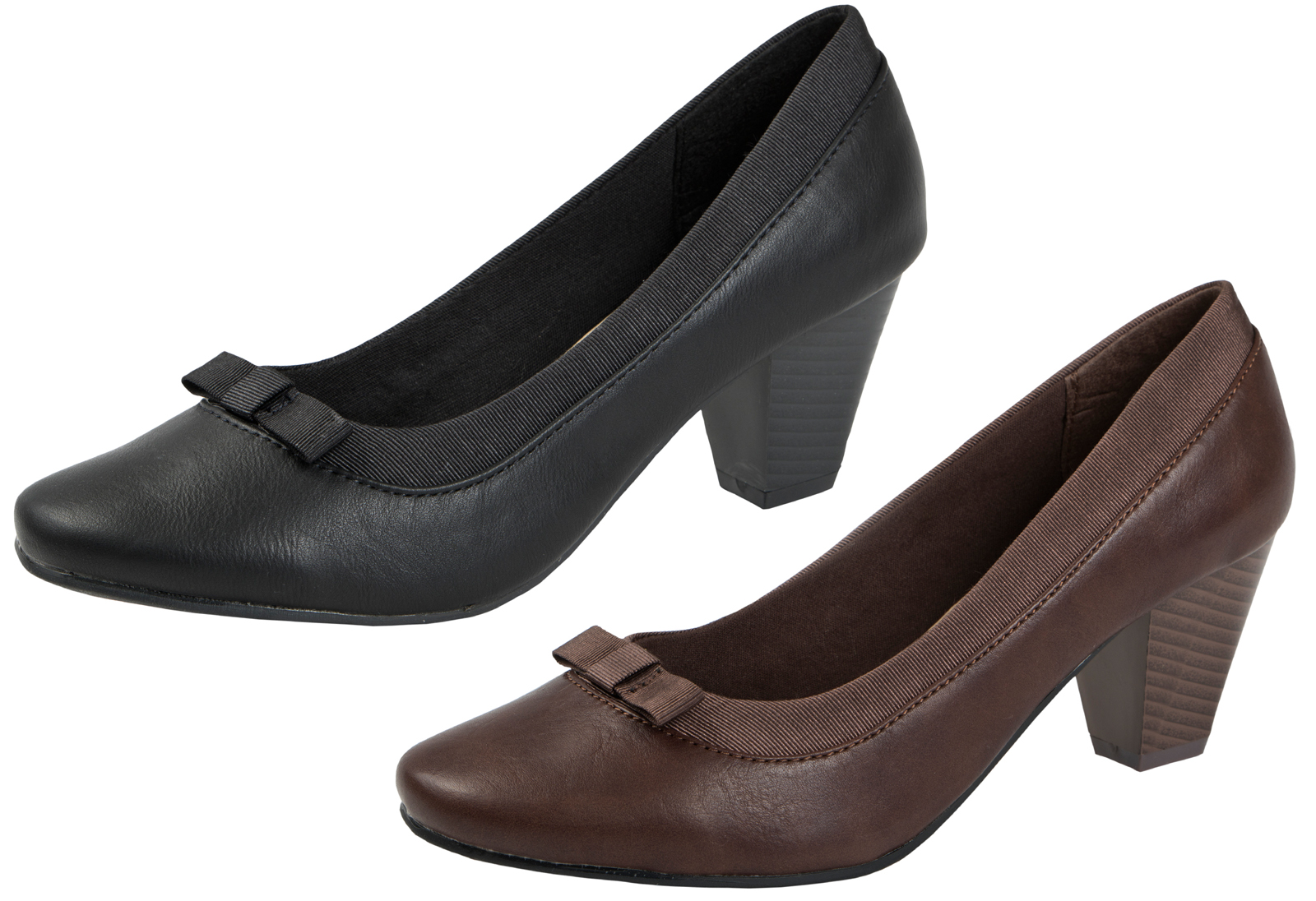 wide fit court shoes block heel